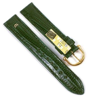 Maurice Lacroix Ersatzband Uhrarmband Echt Teju-Eidechsen-Leder Grün