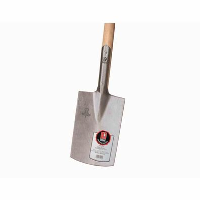 IDEAL-Spaten Gärtner Form Gr. 2, Doppelfederspaten, 100 cm Eschen-Knopfstiel