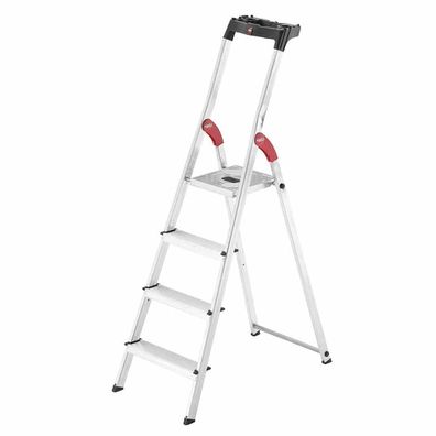 Alu-Sicherheits-Haushaltsleiter "L60 EasyClix" 4 Stufen