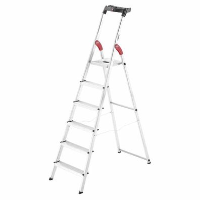Alu-Sicherheits-Haushaltsleiter "L60 EasyClix" 6 Stufen