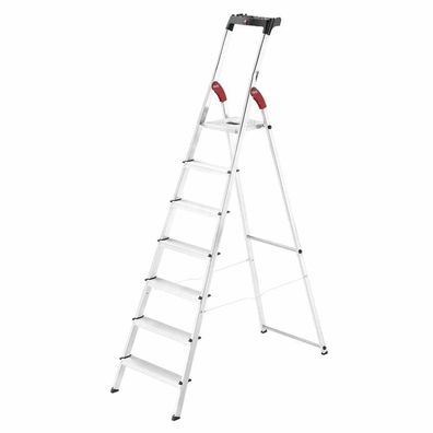 Alu-Sicherheits-Haushaltsleiter "L60 EasyClix" 7 Stufen