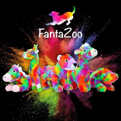 FantaZoo Hundespielzeug - Plüsch Kuscheltier Plüschtier Spielzeug mit Quitscher