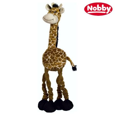 Nobby Plüsch-Hundespielzeug Giraffe 72 cm groß Plüschspielzeug Hund mit Squeaker