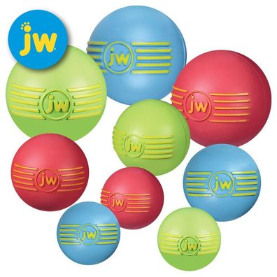 JW Isqueak Ball - S/ M/ L - Apportierspielzeug Hundespielzeug mit Quietschie