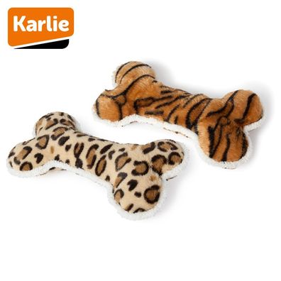 Karlie Plüsch-Hundespielzeug Knochen - Spielzeug Kuscheltier mit Quitschie