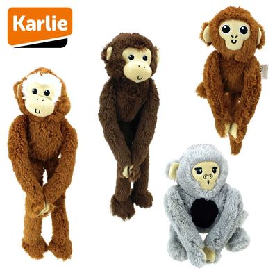 Karlie Plüsch-Hundespielzeug Affe - Plüschtier Spielzeug Kuscheltier Quitschie