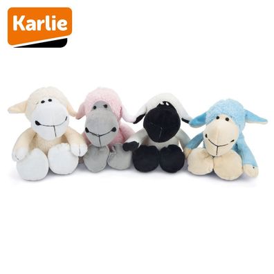 Karlie Plüsch-Hundespielzeug Schäfchen Schaf Spielzeug mit Squeaker Kuscheltier