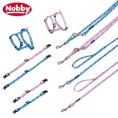 Nobby Camouflage Halsband/ Leine/ Führleine/ Geschirr - Welpen kleine Hunde - Nylon