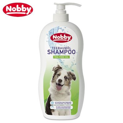Nobby Teebaumöl-Hundeshampoo - 1000 ml - Shampoo lindert Juckreiz - alle Rassen