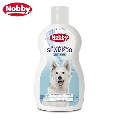 Nobby Helles Fell-Hundeshampoo - 300 ml - Shampoo mit Seetang-Extrakt Lavendelöl