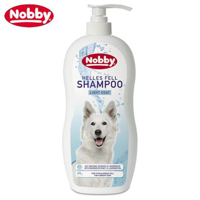 Nobby Helles Fell-Hundeshampoo - 1000 ml - Shampoo m. Seetang-Extrakt Lavendelöl