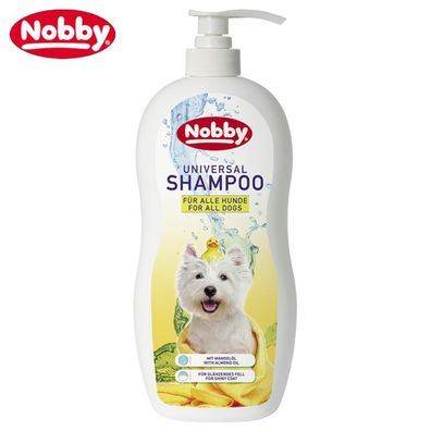 Nobby Universal-Hundeshampoo - 1000 ml - Shampoo mit Mandelöl - alle Rassen