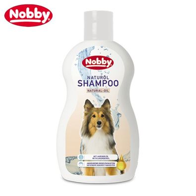 Nobby Naturöl-Hundeshampoo - 300 ml - Shampoo mit Lavendelöl wehrt Parasiten ab