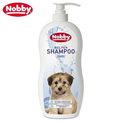Nobby Welpen-Hundeshampoo - 1000 ml - Shampoo mit Milch- und Honigextrakt