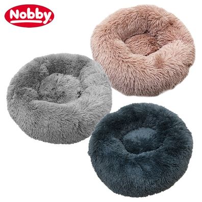 Nobby Donut Classic ESLA - 50 + 70 cm rund - Schlafplatz Decke Kissen Hundebett