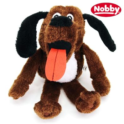 Nobby Plüsch-Hundespielzeug LUMPI - 30 cm - Plüschtier Kuscheltier Hund Squeaker