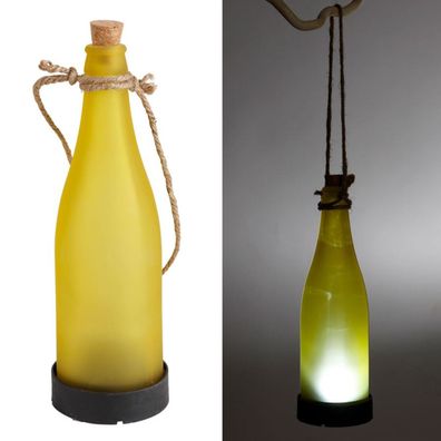 LED-Flaschenleuchte Stimmungslicht Garten-Dekolicht Solarlampe Flaschenlicht