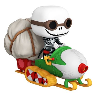 Nightmare Before Christmas Rides Figur: Jack w/ Goggles & Snowmobile 18 cm