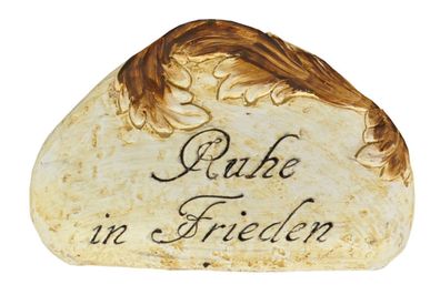 Grab-Spruchstein mit Aufschrift Grabschmuck Gedenkstein Gedenktafel Grabdeko