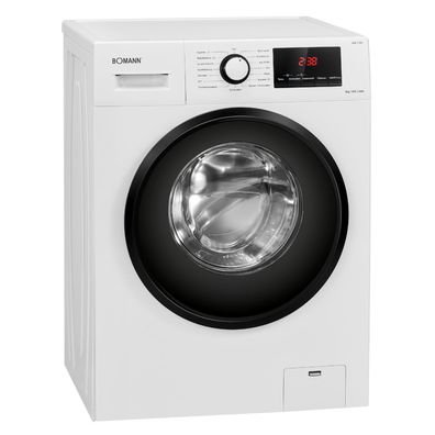 BOMANN Waschmaschine WA 7191 LED-Display 15 Waschprogramme 9kg 1400 U/ min 1800 W