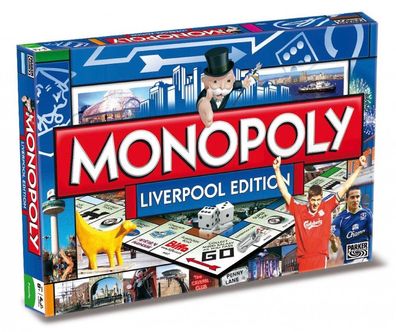 Original Monopoly Liverpool englisch Gesellschaftsspiel Brettspiel Spiel NEU