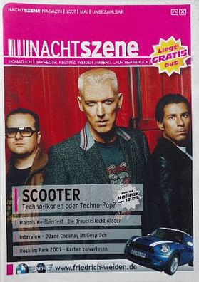 Nachtszene Magazin - Szenemagazin Heft Mai 2007 - Scooter
