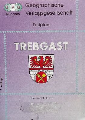 Stadtplan Ortsplan Faltplan Ortschaft Trebgast (Bayern) mit Regionalwerbung