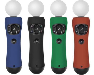 4x Silikon Skin SchutzHülle für Sony PS Move Motion VR Controller PS3 PS4 PS5