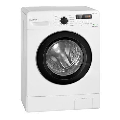 BOMANN Waschmaschine WA 7180 LED-Display 12 Waschprogramme 8kg 1400 U/ min 2800 W