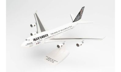 Herpa 613293 "Iron Maiden" Boeing 747-400 "The Book of Souls World Tour 2016" 1:250