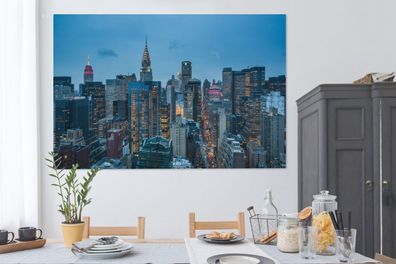 Leinwandbilder - 150x100 cm - New York - Skyline - Empire State Building
