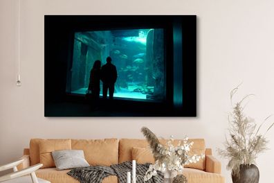 Leinwandbilder - 150x100 cm - Aquarium von London (Gr. 150x100 cm)