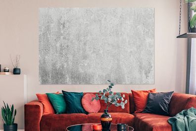 Leinwandbilder - 150x100 cm - Beton - Grau - Wand (Gr. 150x100 cm)