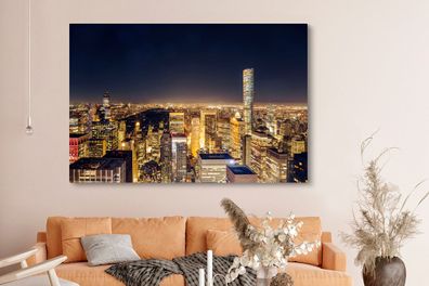 Leinwandbilder - 150x100 cm - New York - USA - Sternennacht (Gr. 150x100 cm)