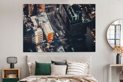 Leinwandbilder - 150x100 cm - New York - Manhattan - Verkehr (Gr. 150x100 cm)