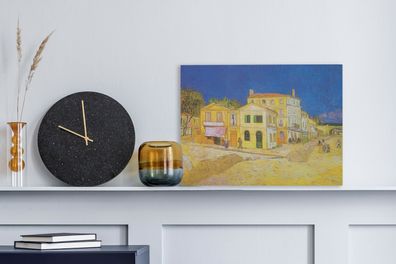 Leinwandbilder - 40x30 cm - Das gelbe Haus - Vincent van Gogh (Gr. 40x30 cm)