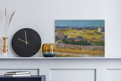 Leinwandbilder - 40x30 cm - Die Ernte - Vincent van Gogh (Gr. 40x30 cm)