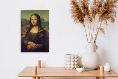 Leinwandbilder - 20x30 cm - Mona Lisa - Leonardo da Vinci (Gr. 20x30 cm)