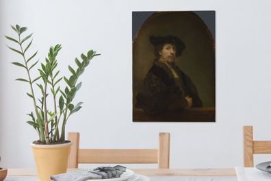 Leinwandbilder - 30x40 cm - Selbstbildnis im Alter von 34 Jahren - Rembrandt van Rijn