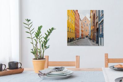 Leinwandbilder - 50x50 cm - Dänemark - Kopenhagen - Steine (Gr. 50x50 cm)