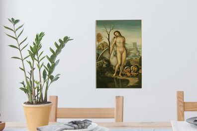 Leinwandbilder - 20x30 cm - Leda und der Schwan - Leonardo da Vinci (Gr. 20x30 cm)