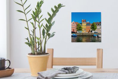 Leinwandbilder - 20x20 cm - Dänemark - Kopenhagen - Haus (Gr. 20x20 cm)