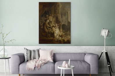 Leinwandbilder - 90x120 cm - Ecce Homo - Rembrandt van Rijn (Gr. 90x120 cm)