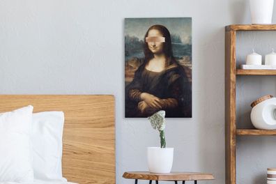Leinwandbilder - 20x30 cm - Mona Lisa - Leonardo da Vinci - Bronze (Gr. 20x30 cm)
