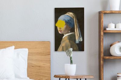 Leinwandbilder - 20x30 cm - Mädchen mit Perlenohrring - Johannes Vermeer - Gemälde