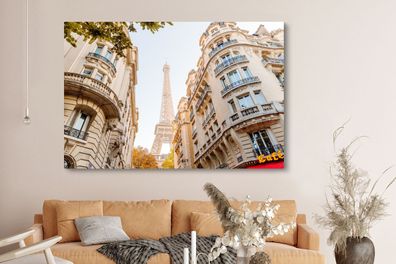 Leinwandbilder - 150x100 cm - Frankreich - Eiffelturm - Paris (Gr. 150x100 cm)