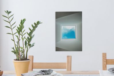 Leinwandbilder - 20x30 cm - Minimalistischer Blick aus dem Fenster (Gr. 20x30 cm)