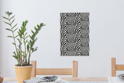 Leinwandbilder - 20x30 cm - Druck - Safari - Zebra (Gr. 20x30 cm)
