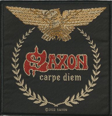 Saxon Carpe Diem Aufnäher Patch NEU & Official!