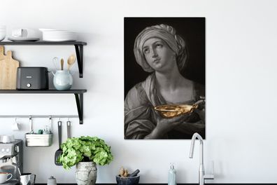 Leinwandbilder - 40x60 cm - Porträt einer Frau - Guido Reni - Gold (Gr. 40x60 cm)